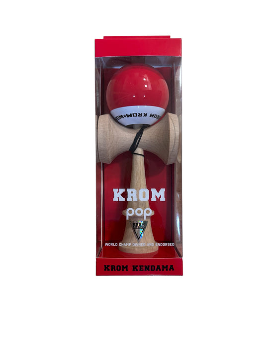 Krom Kendama Pop Rubber Red